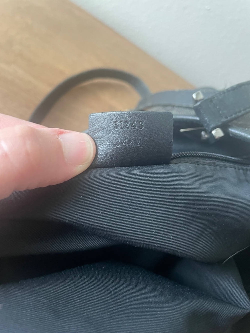 Gucci GG Denim Black Tote